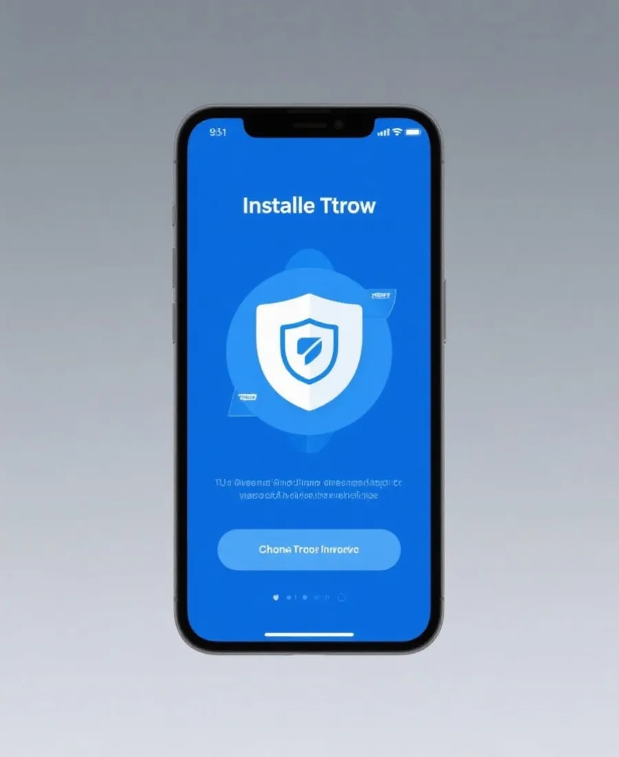 手机安装步骤示意图